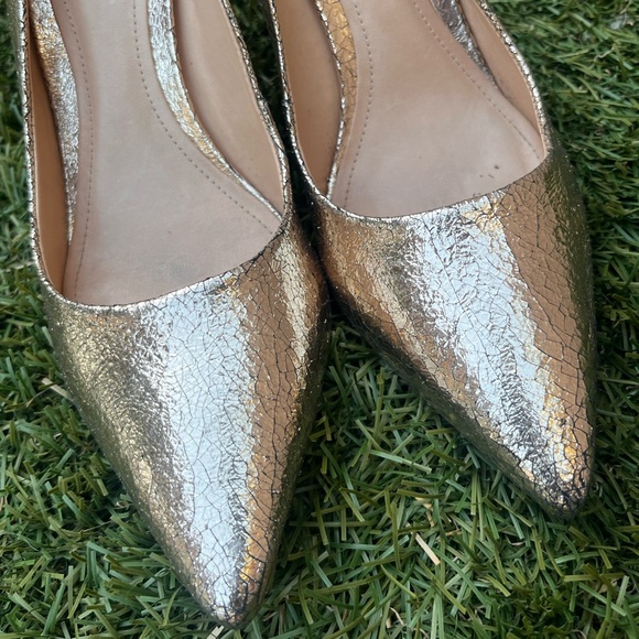 GORGEOUS Schutz Lou Pumps Gold Stiletto Heels size 9_Make a Deal, Gone Monday! - Picture 6 of 10